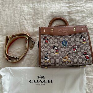 Coach Disney Coach Rogue 25 In Signature Textile Jacquard